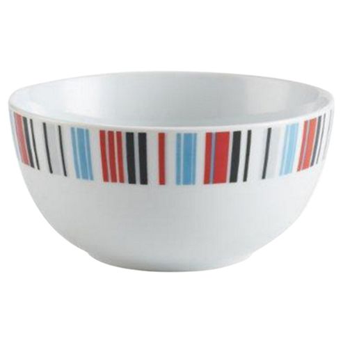 Image of Tesco Porcelain Geo Cereal Bowl