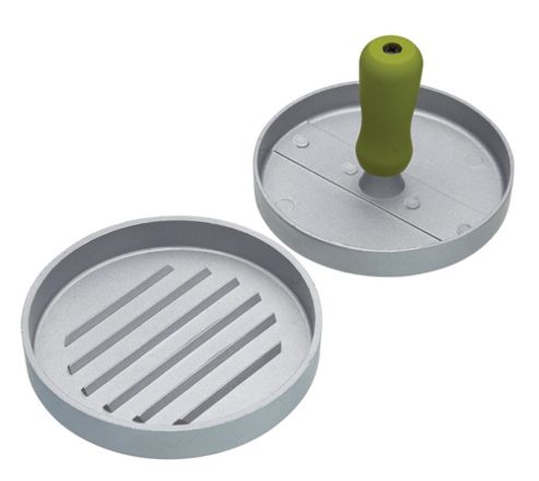 Image of Home Made Quarter Pounder Hamburger Press With Soft Grip Handle,