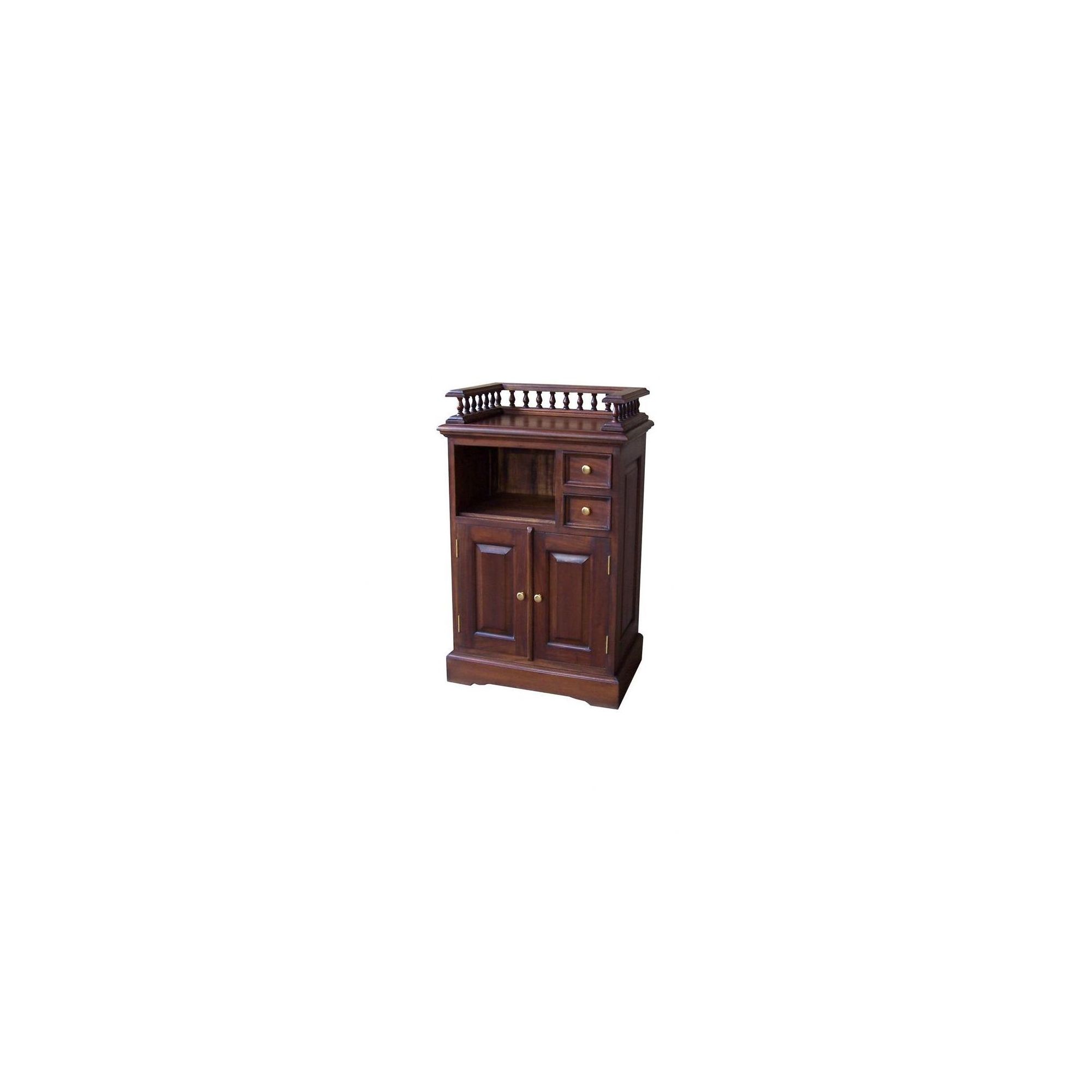 Lock stock and barrel Mahogany Telephone Stand with Gallery in Mahogany at Tesco Direct