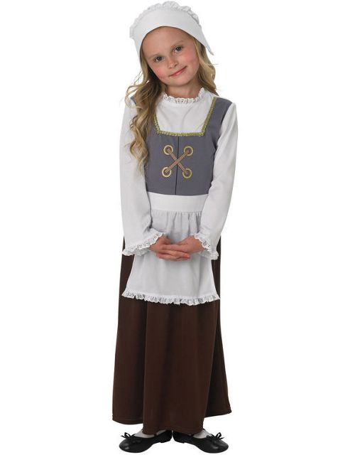 Image of Tudor Girl - Child Costume 5-6 Years