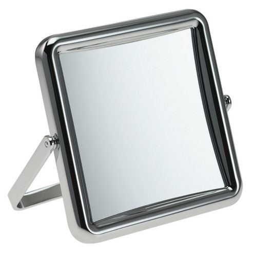 Image of Famego 5x Magnification Folding Travel Mirror In Chrome