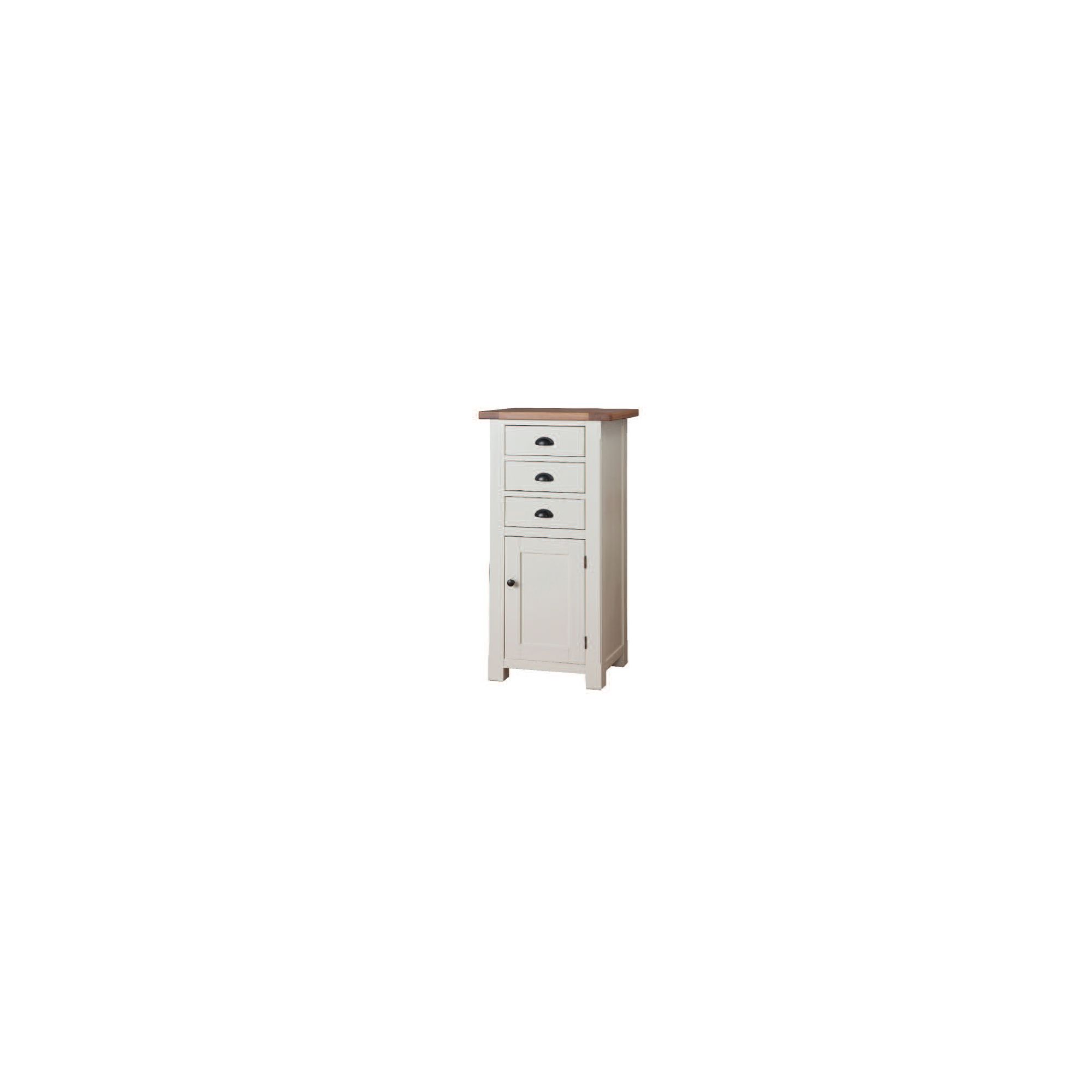 Wilkinson Furniture Buttermere Three Drawer Tallboy in Ivory at Tesco Direct