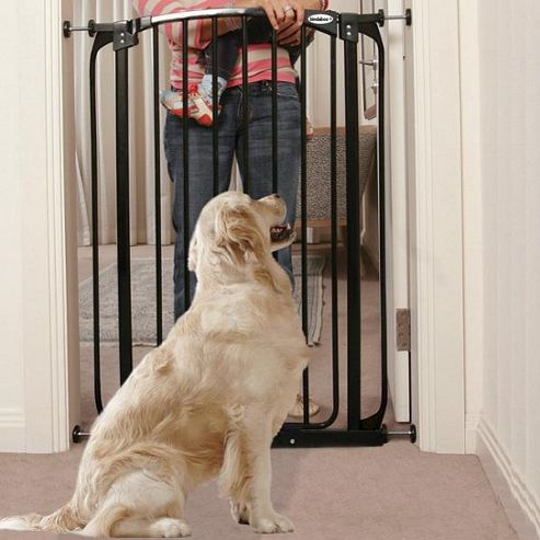 Image of Bindaboo Extra Tall Easy Close Pet Security Gate Black