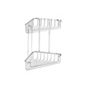 Croydex Qm363841 Wirework Cnr Basket 2Tier Lge
