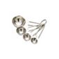 Kitchen Craft Stainless Steel Four Piece Measuring Spoon Set.