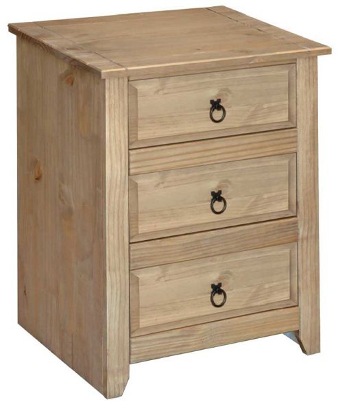 Image of Core Products Mx510 Pine Bedside Cabinet