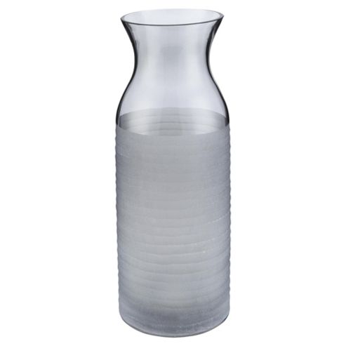 Image of Tesco Tall Grey Frosted Vase