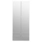 Palermo 2 Door Wardrobe White Mirrored
