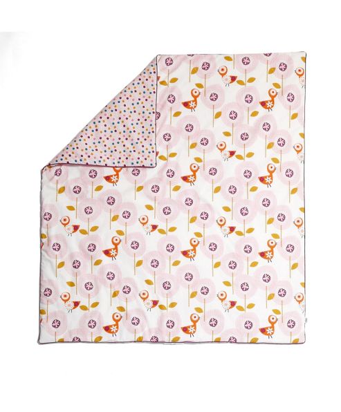 Image of Mamas & Papas - Patternology (bird) - Cotbed Quilt