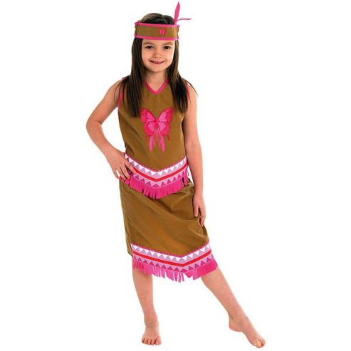 Image of Indian Squaw - Child Costume 5-6 Years