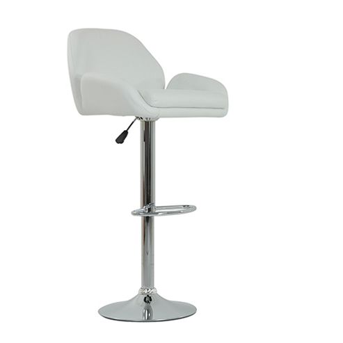 Image of Club White Bar Stool