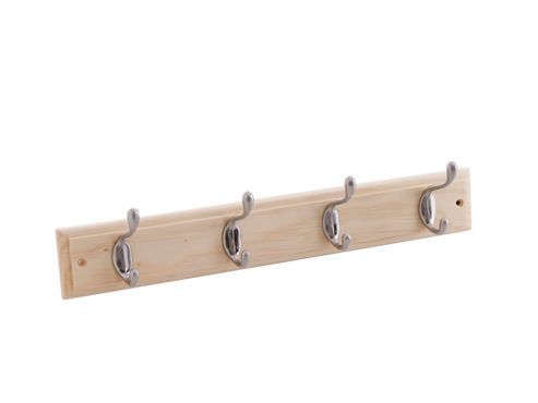 Image of Headbourne Hr0708h H/d Hat & Coat Hook 4h Satin/pne