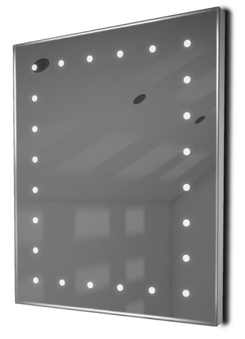 Image of Auto Colour Change Rgb Ultra-slim Bathroom Mirror With Demister & Sensor K39rgb