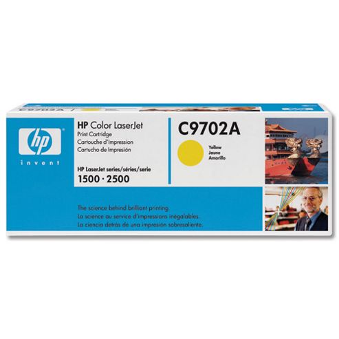 Image of Hp 121a Yellow Laserjet Toner Cartridge