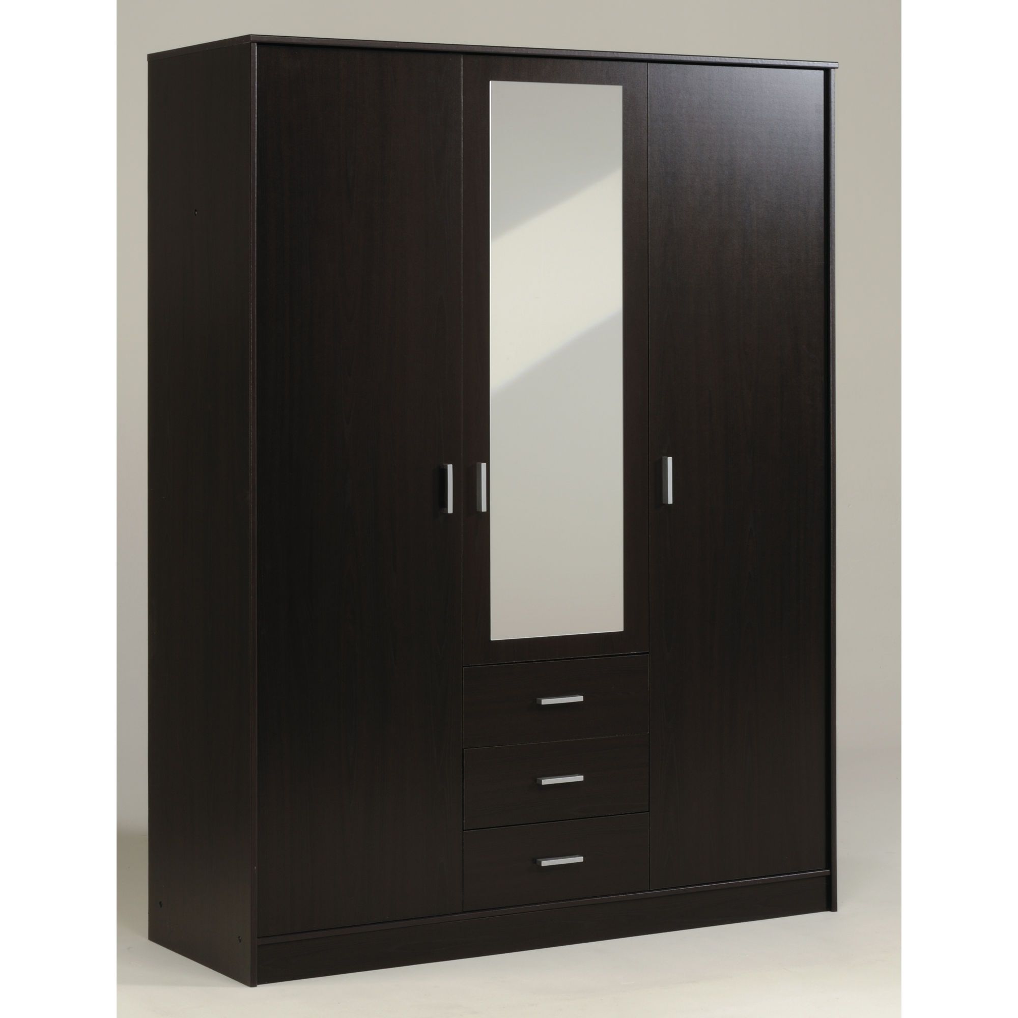 Parisot Initial Triple Wardrobe - White at Tesco Direct