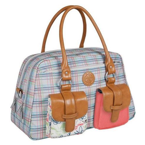 Image of Laessig Vintage Metro Changing Bag Candy Striped