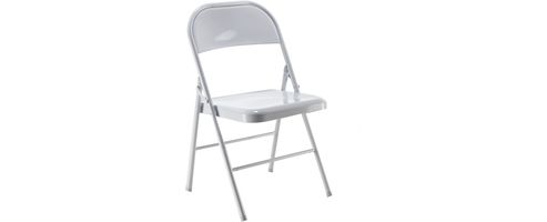 Image of Jemini Kf73588 Metal Folding Chair White