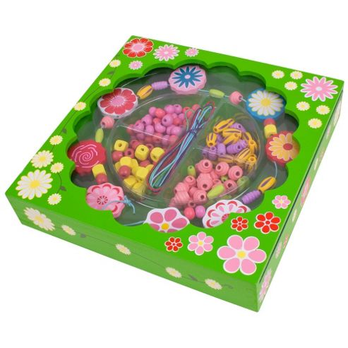 Image of Bigjigs Toys Bj709 Flowers Bead Box