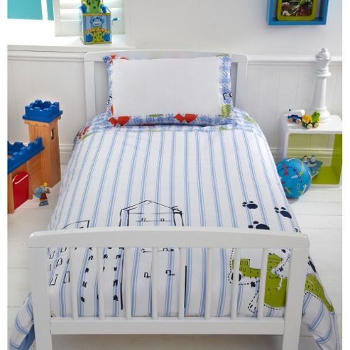 Image of Baroo Cot Bed Duvet Cover & Pillowcase Set (urban Fox)