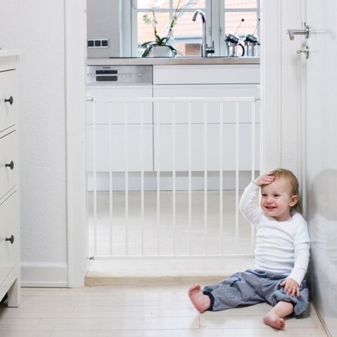 Image of Babydan No Trip Screw Mounted Gate White