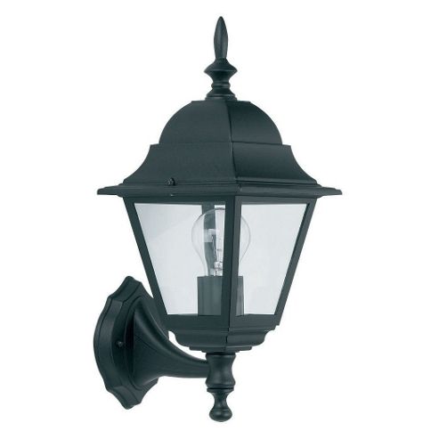 Image of Endon Lighting Boxed Wall Lantern In Matt Black