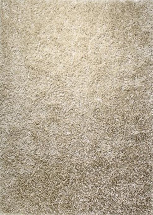 Image of Esprit Cool Glamour Brass Shag Rug - 90cm X 160cm