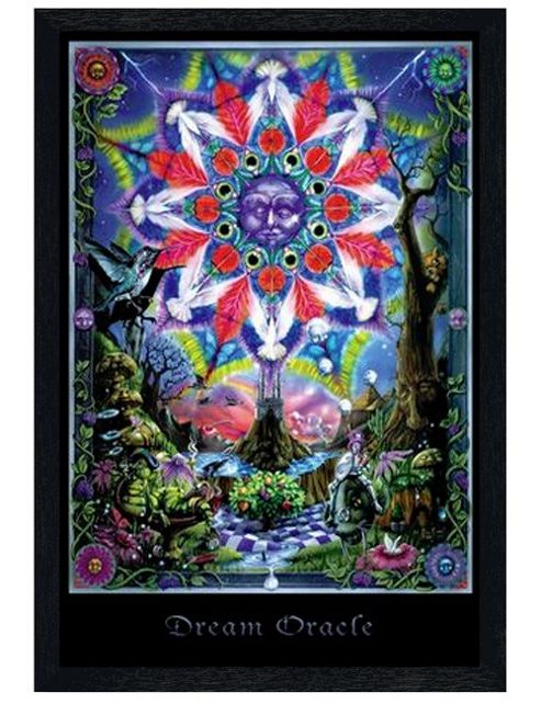 Image of Black Wooden Framed Dream Oracle Poster