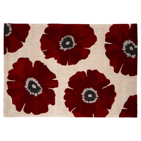 Image of Poppy Rug 120 X 170cm, Red