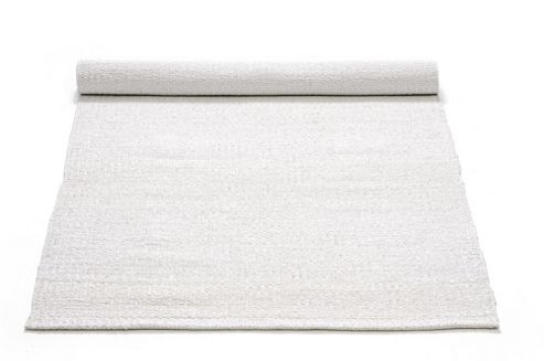 Image of Rug Solid White Contemporary Rug - 75 Cm X 300 Cm (2 Ft 6 In X 9 Ft 10 In)