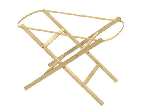 Image of Shnuggle Folding Moses Basket Pine Stand
