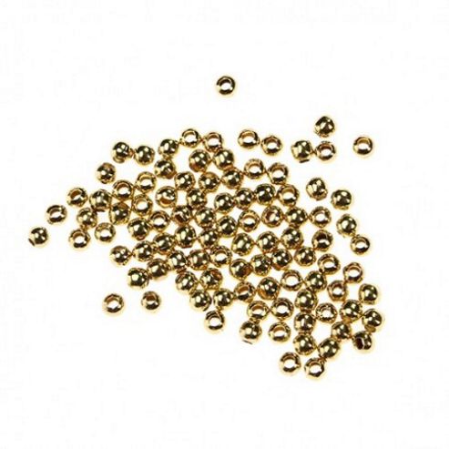 Image of 2mm Spacer Bead - Gold - 100 Pack