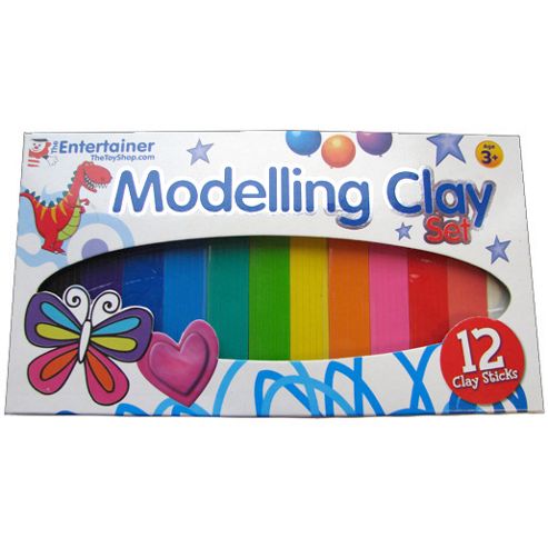 Image of The Entertainer 12 Piece Modelling Clay Set