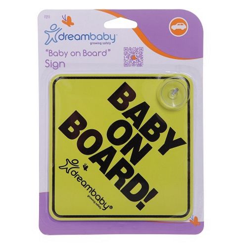 Image of Dreambaby Baby On Board Sign