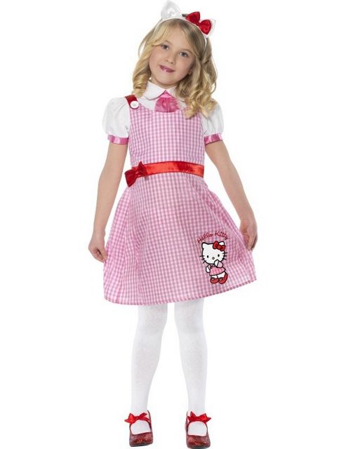 Image of Child Hello Kitty Costume (school Girl) Toddler