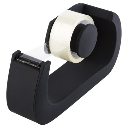 Image of Pure Soft Touch Tape Dispenser Black;