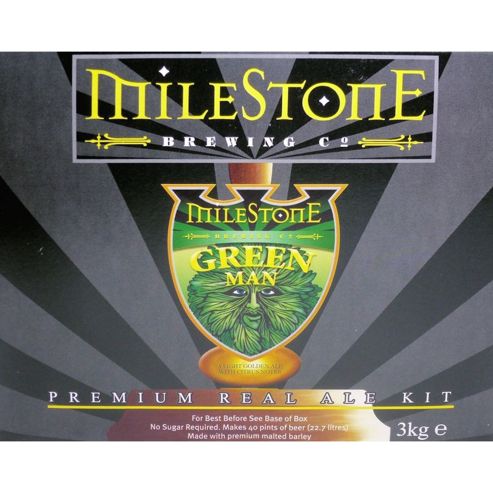 Image of Milestone Green Man Home Brew Beer Kit (abv 4.5%)