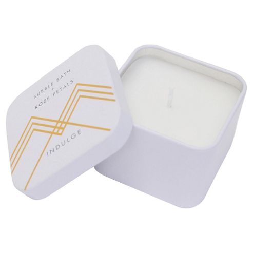 Image of Tesco Indulge Travel Tin, Bubble Bath And Rose Petal