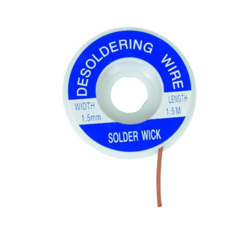 Image of 1.5mm Flux Solder Wick Remover Desoldering Braid Wire