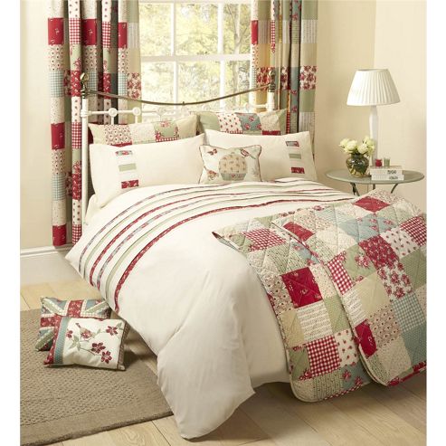 Image of Dreams N Drapes Petticoat Red 66x72 Inches (168x183cm) Lined Curtains - Red