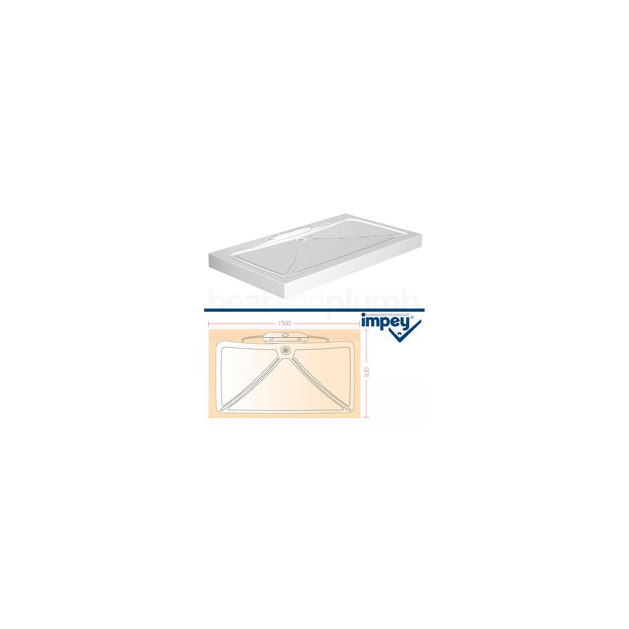 Impey Mendip Shower Tray 1500mm x 830mm at Tesco Direct