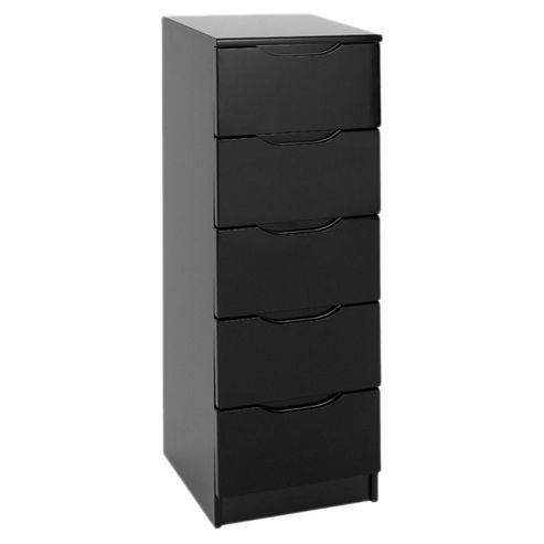 Image of Alto Furniture Visualise Orient 5 Drawer Tallboy Chest