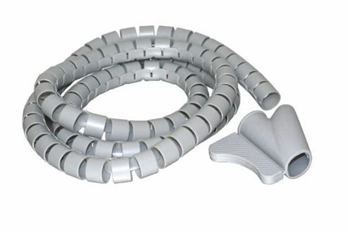 Image of Computer Tv Cable Wire Cord Organiser Tidy Zip Black
