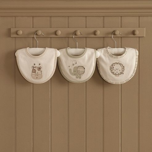 Image of Natures Purest Sleepy Safari Bibs 3 Pack
