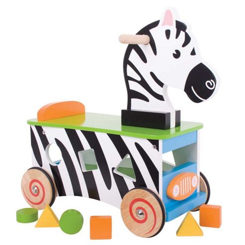 Image of Bigjigs Toys Bb028 Zebra Ride On