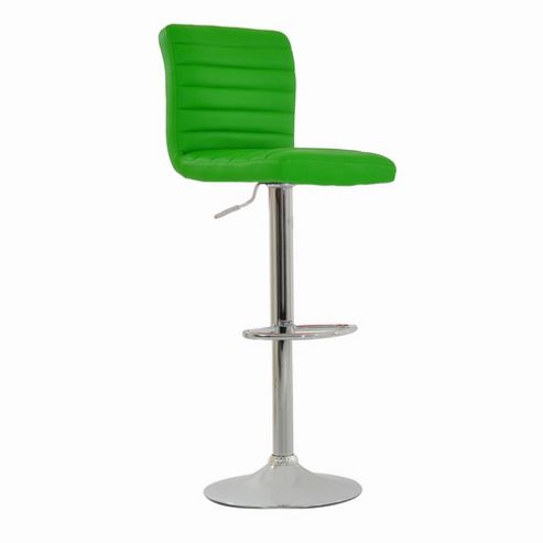Image of Apollo Green Faux Leather Bar Stool