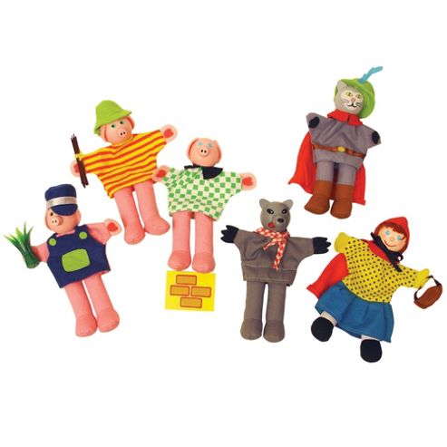 Image of Bigjigs Toys Bj705 Red Riding Hood Finger Puppets