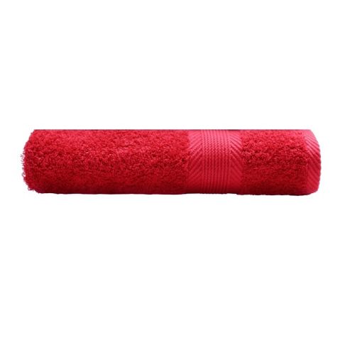 Image of Catherine Lansfield Home Bath Sheet, 90x140, Cherry
