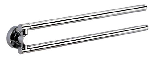 Image of Sonia Tecno Project Double Swing Towel Rail In Chrome