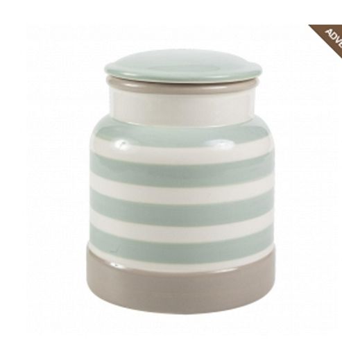 Image of T&g Cream & Country Extra Large Jar Mint Stripe