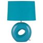 Tesco Lighting Calypso Ceramic Table Lamp, Soft Teal